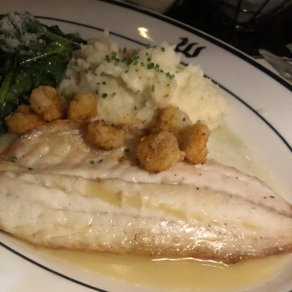 Mashed Potato and Spinach