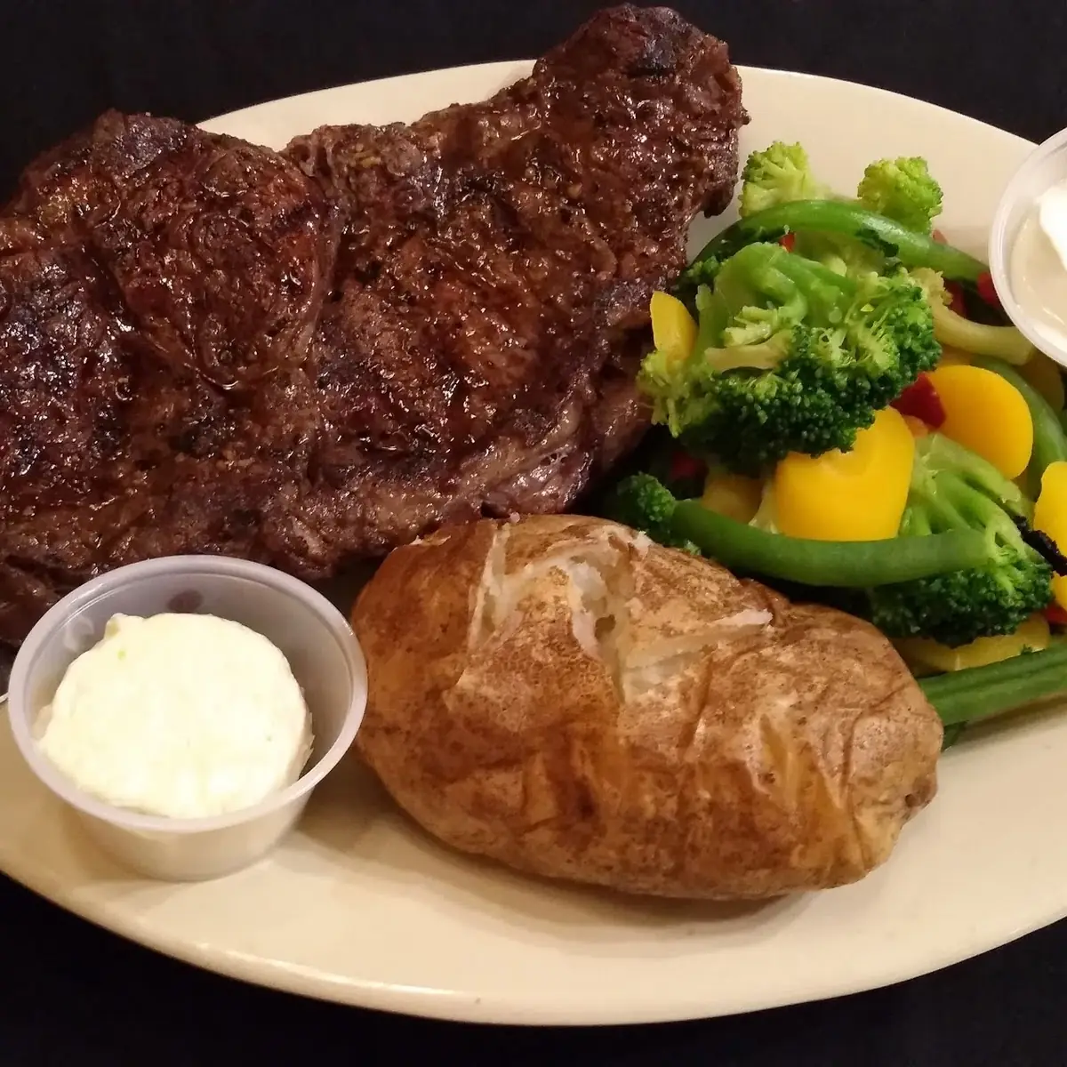 Rib-Eye Steak Medium Rare