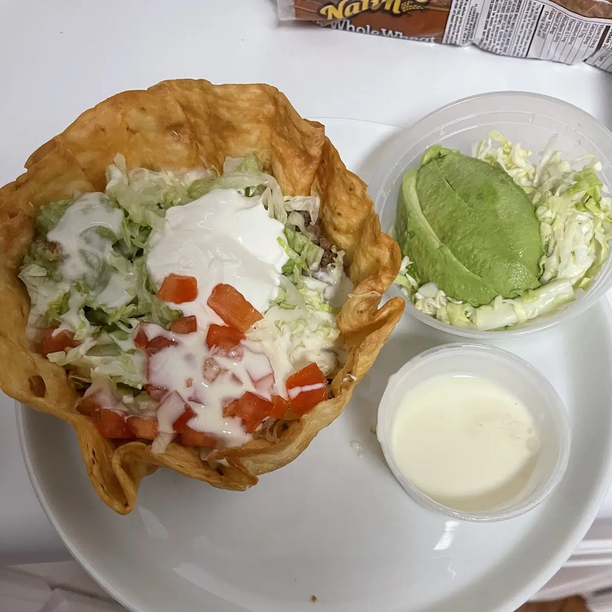 Taco Salad and Cheese Dip