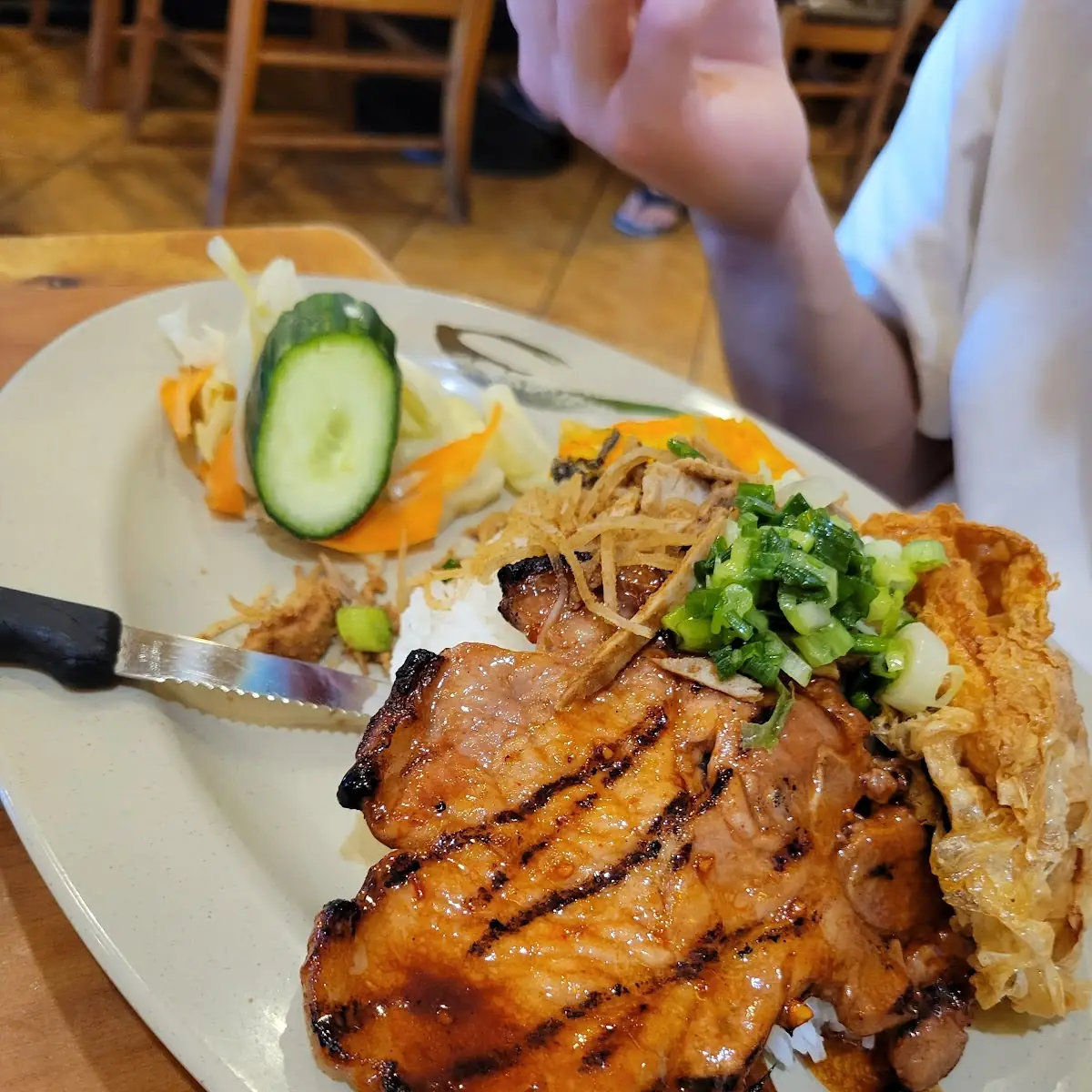 28 with Grilled Pork Chop