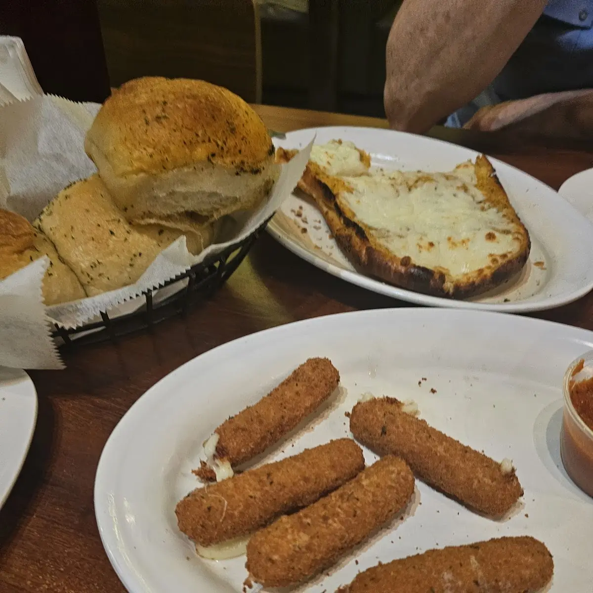 Mozzarella Sticks Garlic Bread