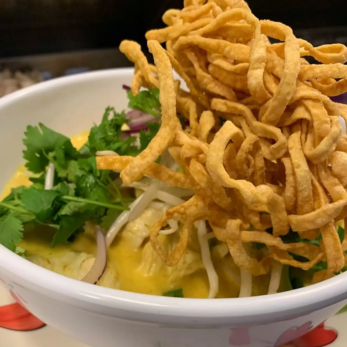 Chicken Curry Noodle Khao Soi