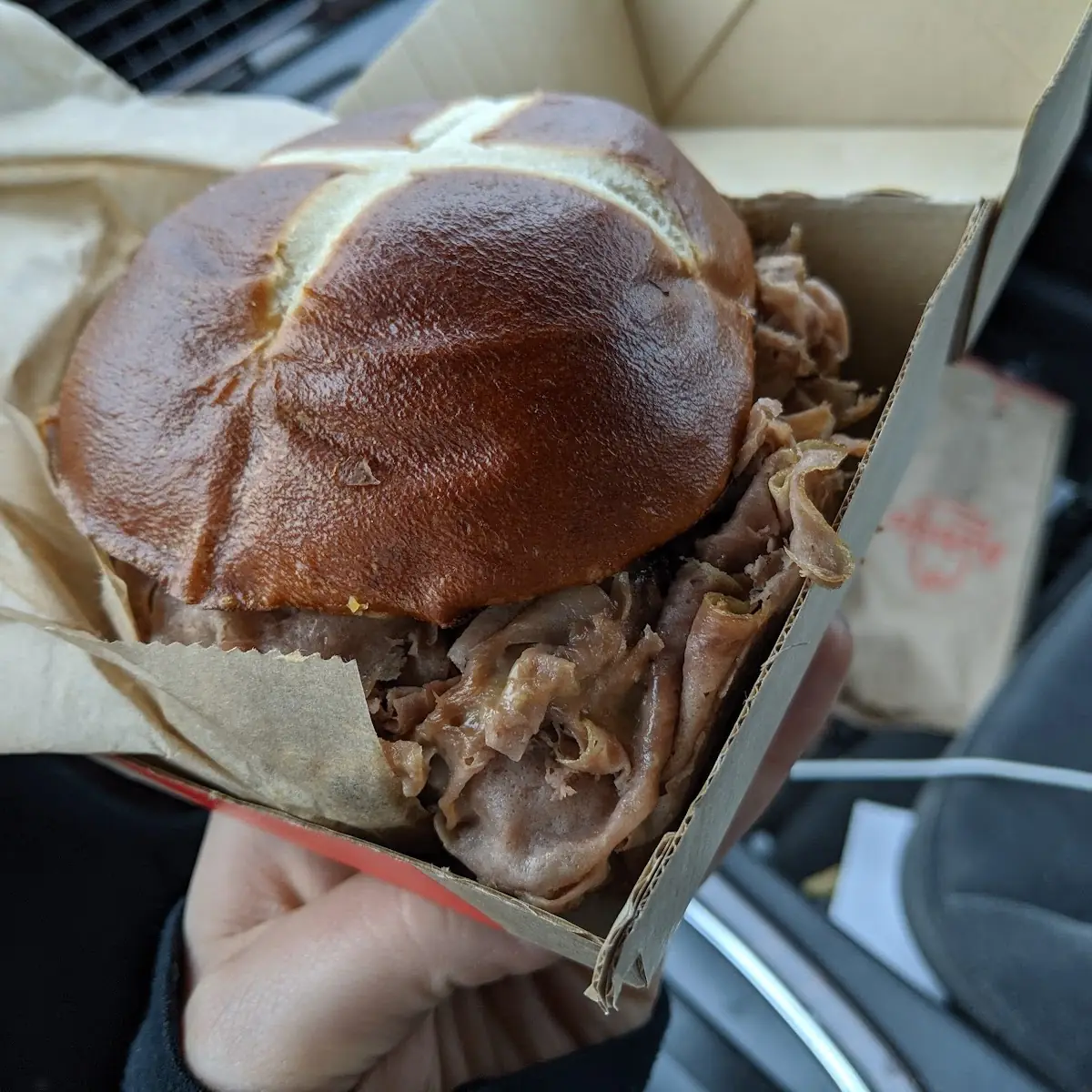 Beer Braised Beef Sandwich