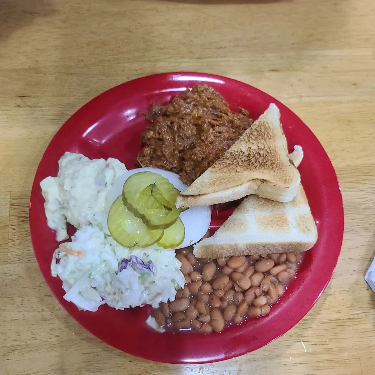 Pulled Pork Beans Texas Toast
