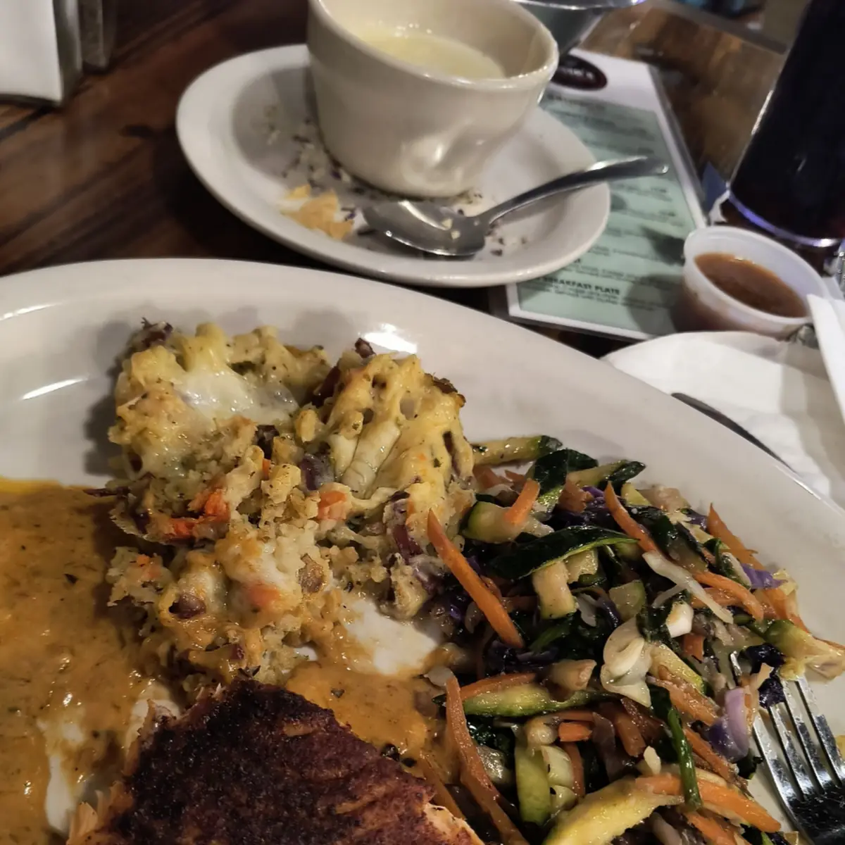 Mashed Potatoes and Veggies