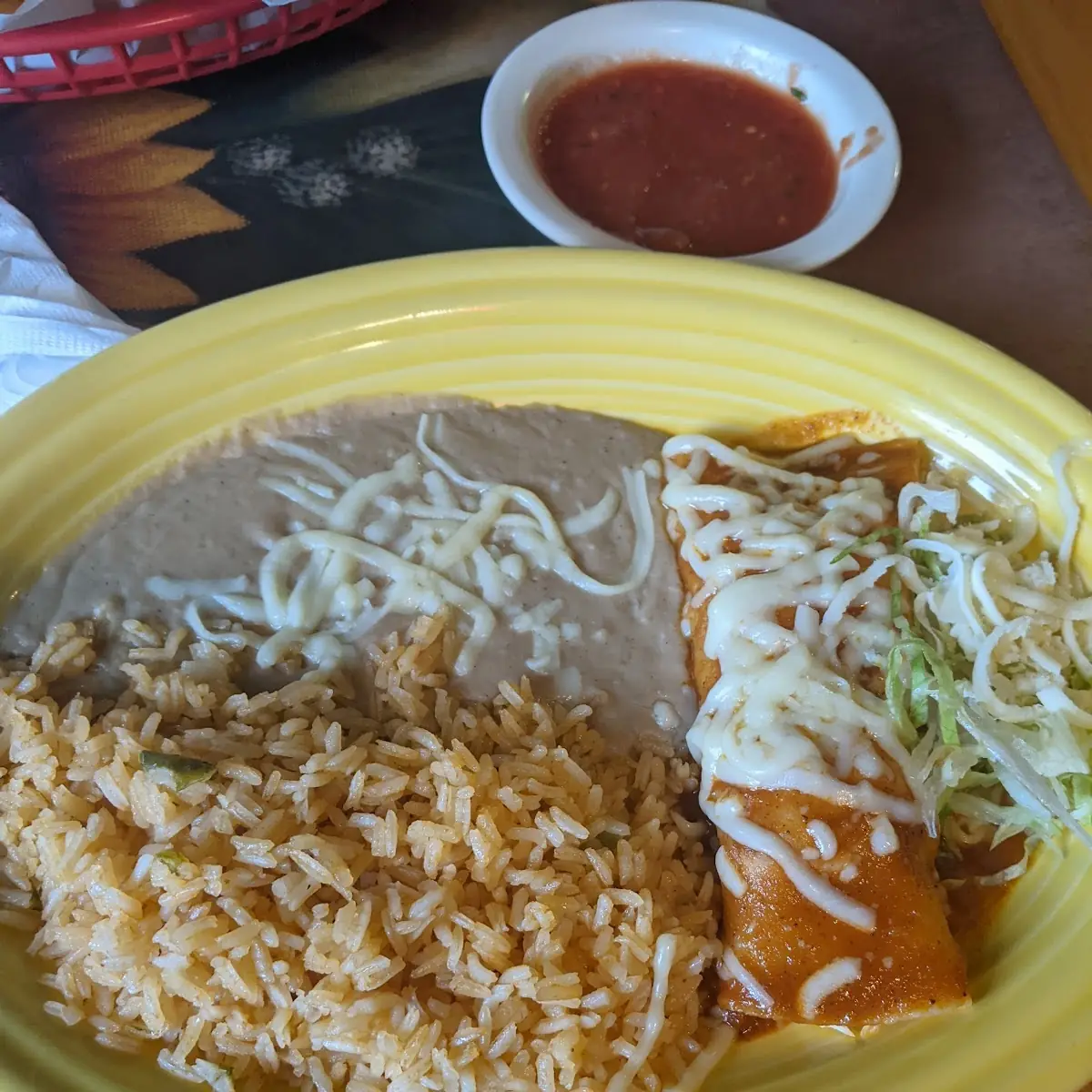 Enchilada Rice & Beans