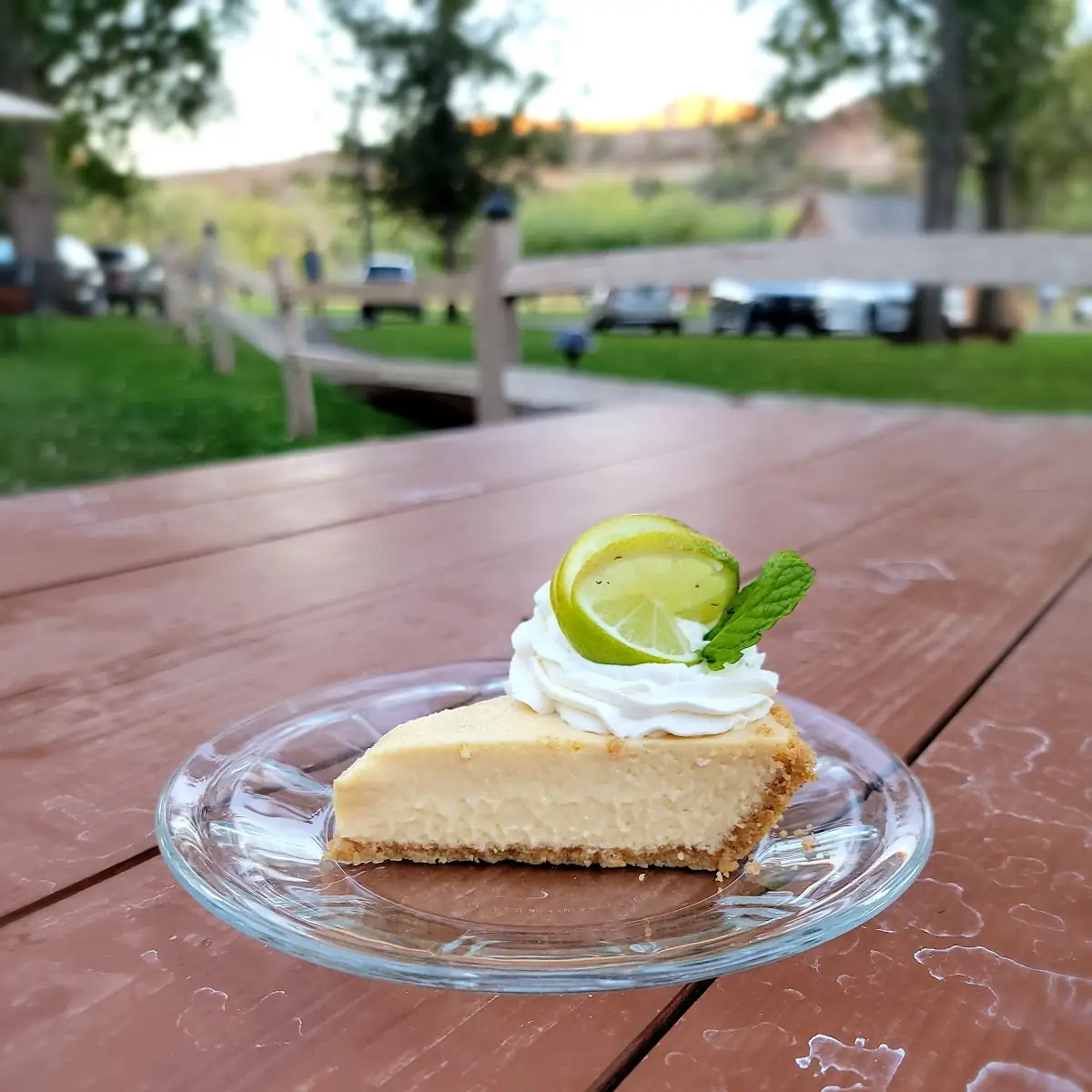 Key Lime Pie with Whipped Cream