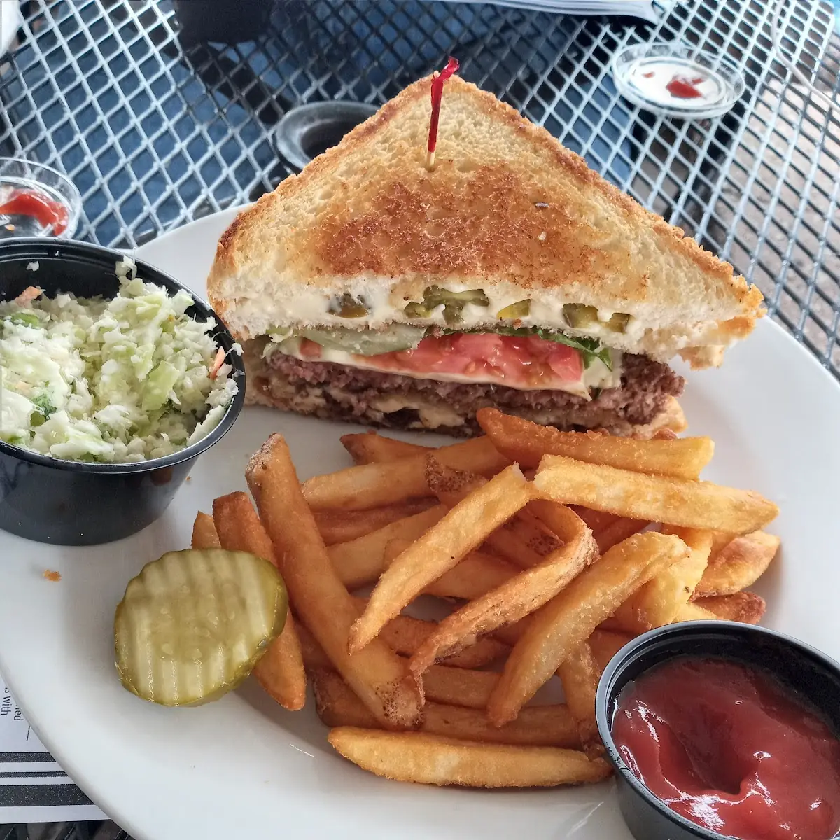 dbl Grilled Cheese Burger
