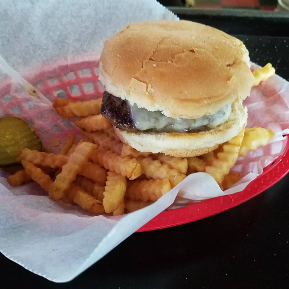 Cheeseburger with Pepper Jack Cheese