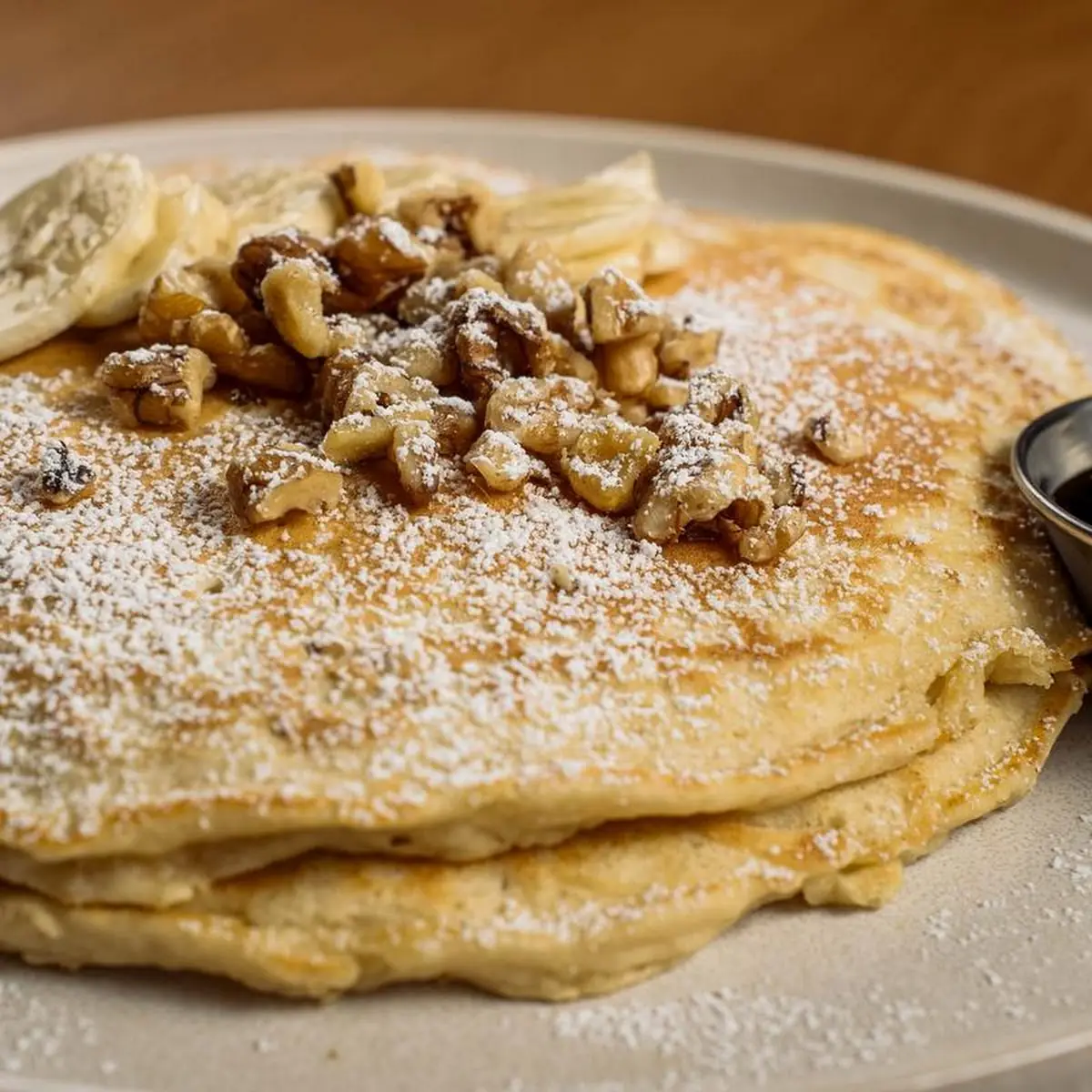 Banana Walnut Pancakes