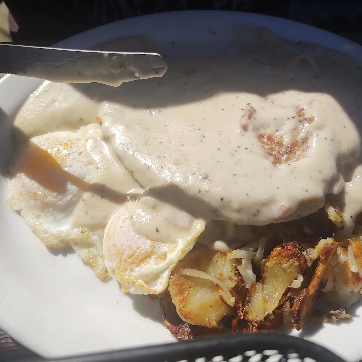 Country Fried Steak and Eggs