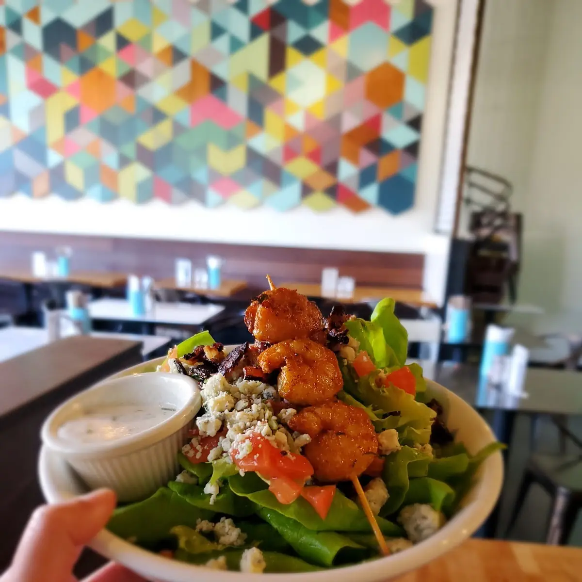 Cobb Salad with Grilled Shrimp