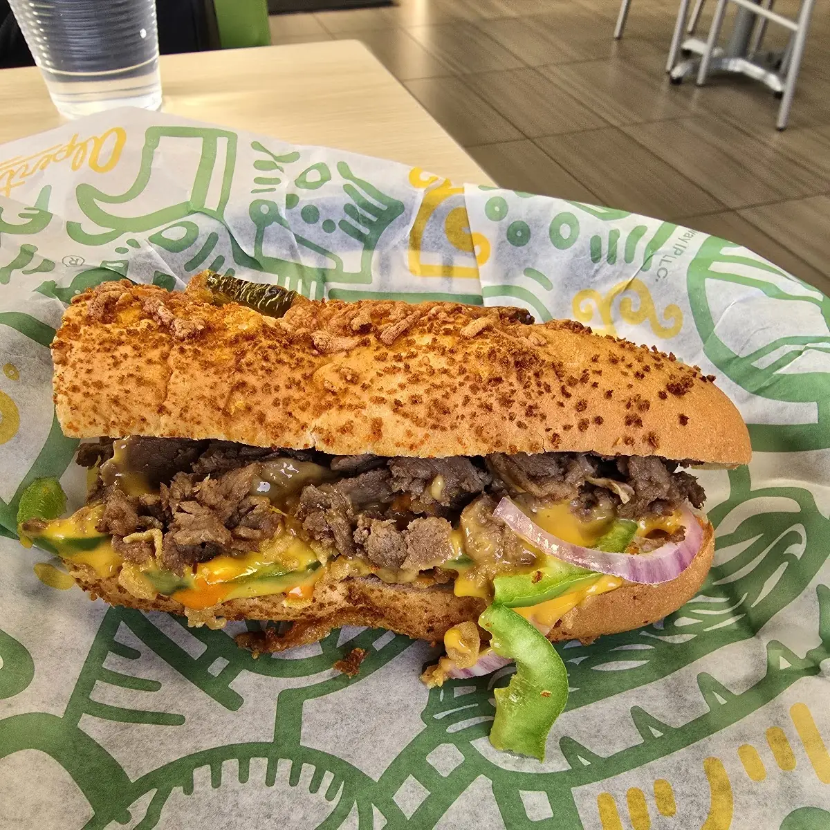 Spicy Nacho Steak Sandwich