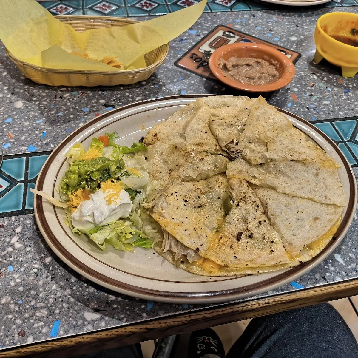 One Quesadilla