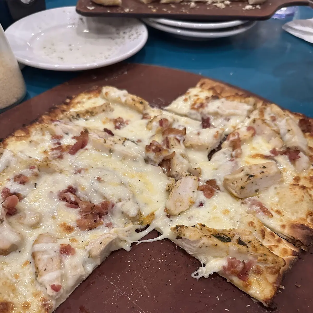 Chicken Carbonara Pizza