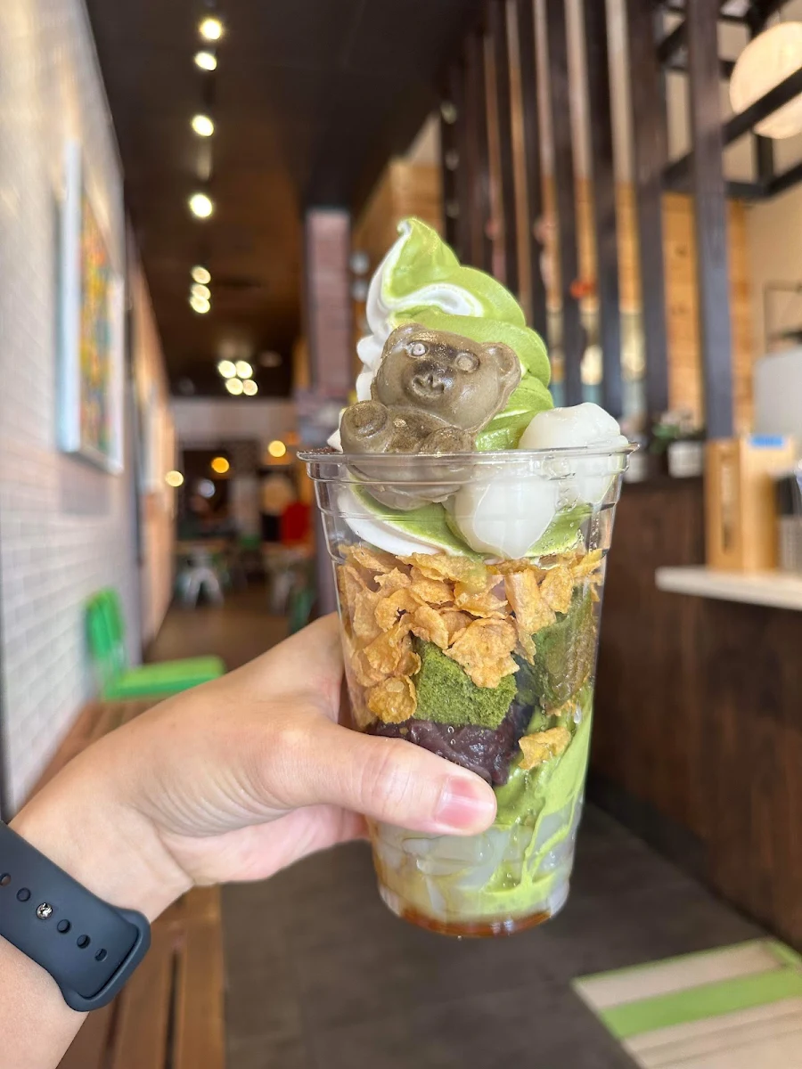 Matcha Ice Cream Float