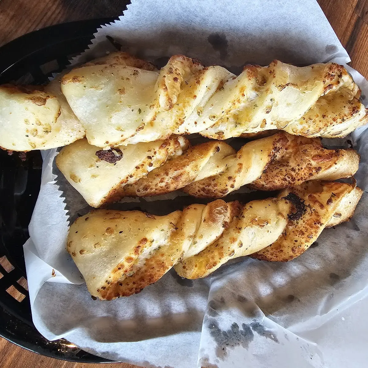 Garlic Parmesan Twists