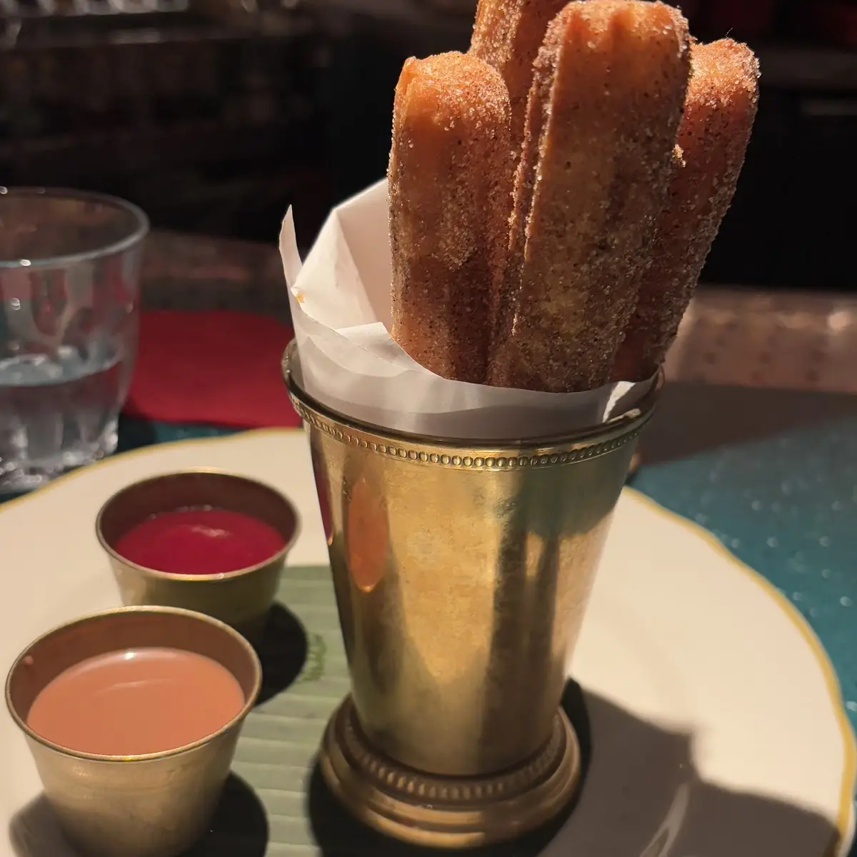 Cinnamon Churros with Dipping Sauces