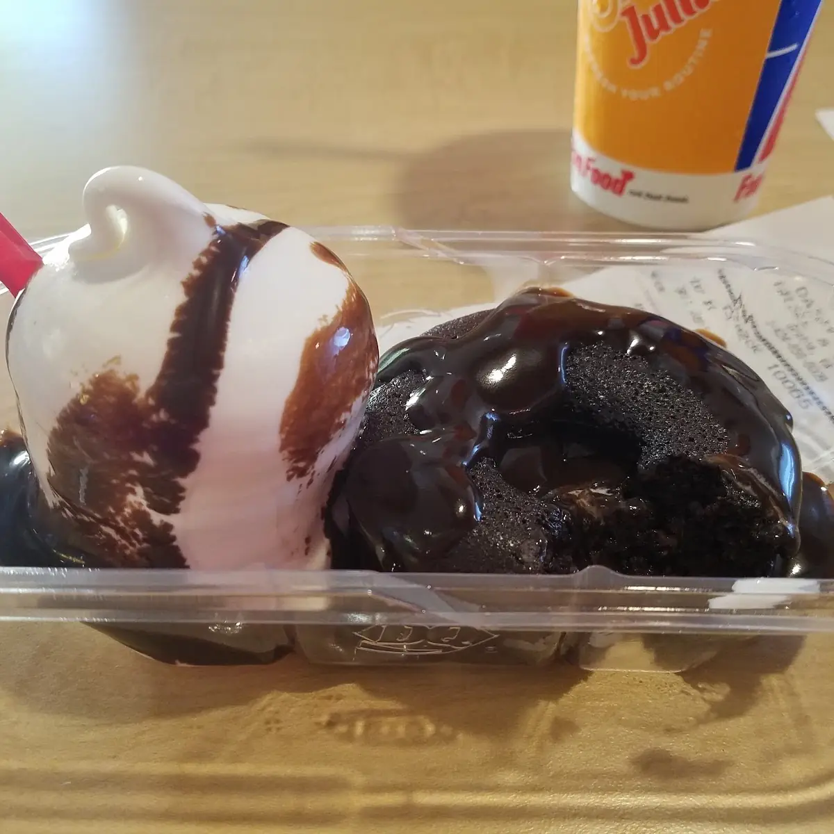 Hot Brownie Sundae