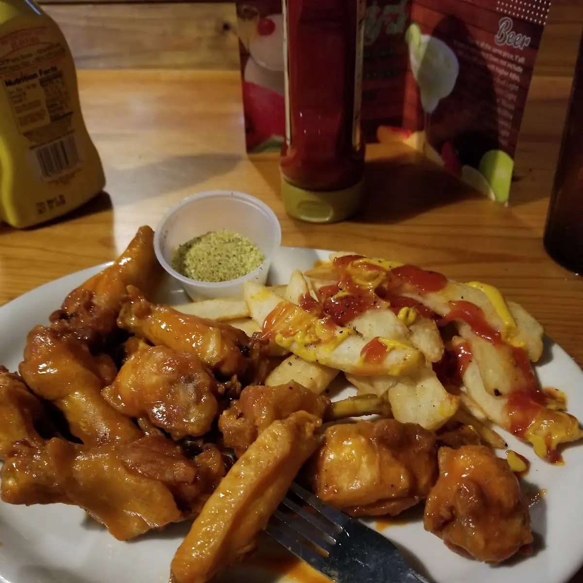 Lemon Pepper and Mild Wing Basket