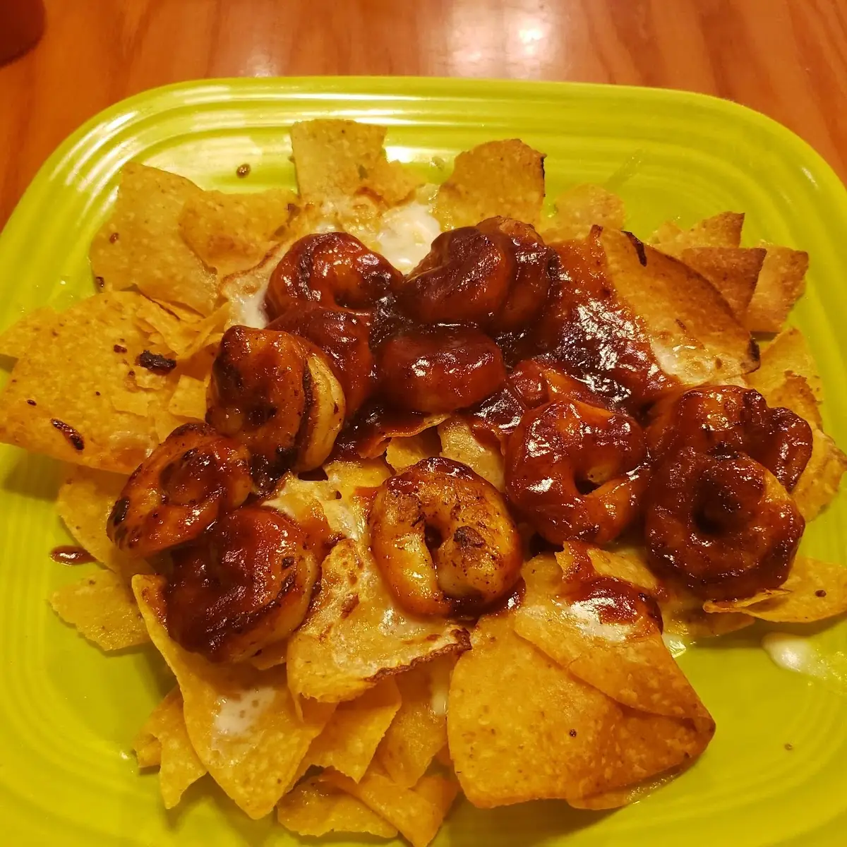 BBQ Shrimp Nachos