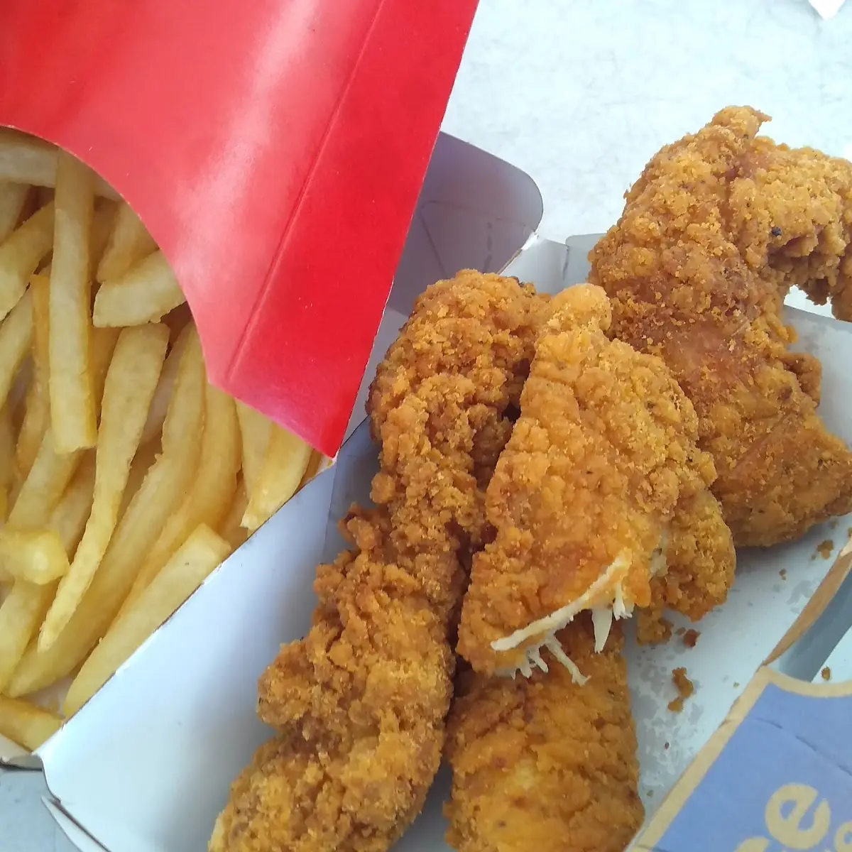 Chicken Strips and Fries