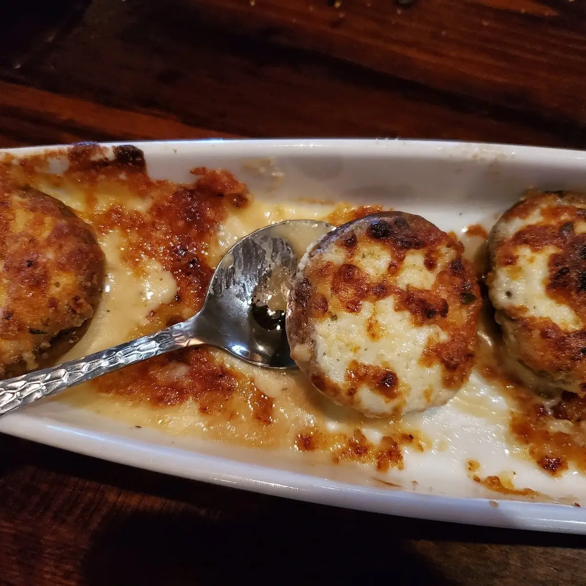 White Cheddar Stuffed Mushrooms