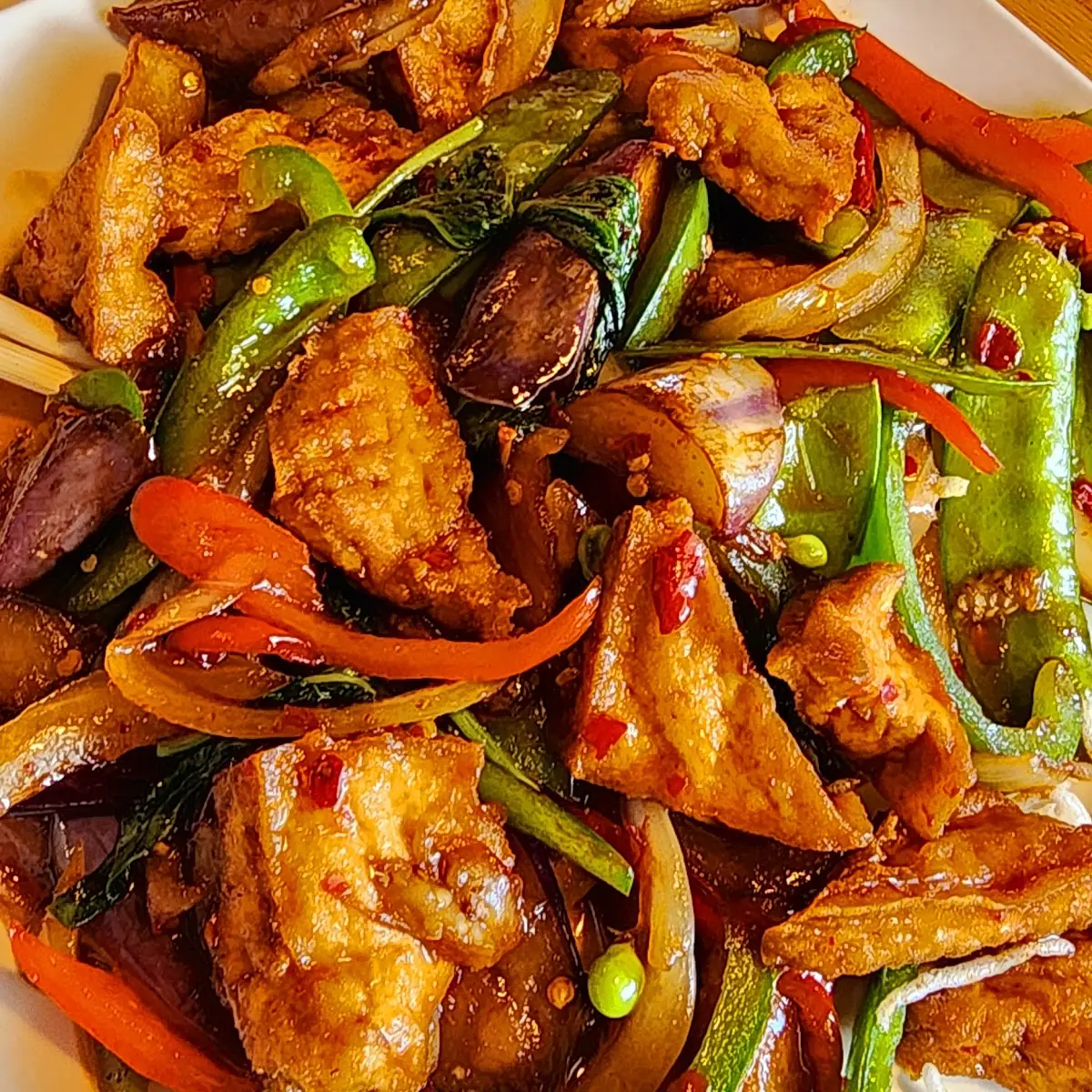 Tofu and Eggplant