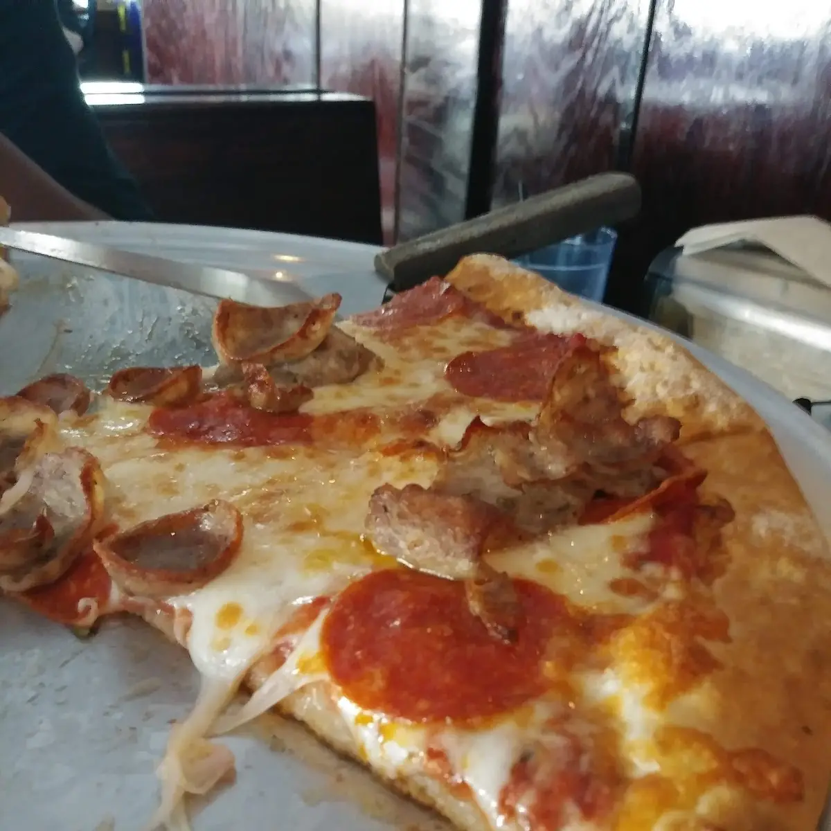 Pepperoni and Sausage Pizza