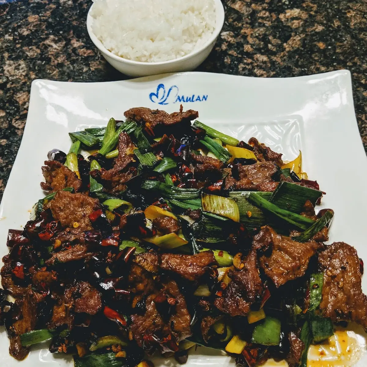 Szechuan Beef with Scallion