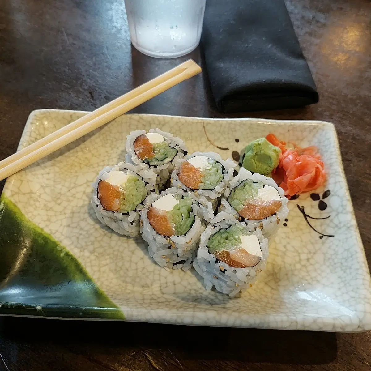 California Roll and Philadelphia Roll