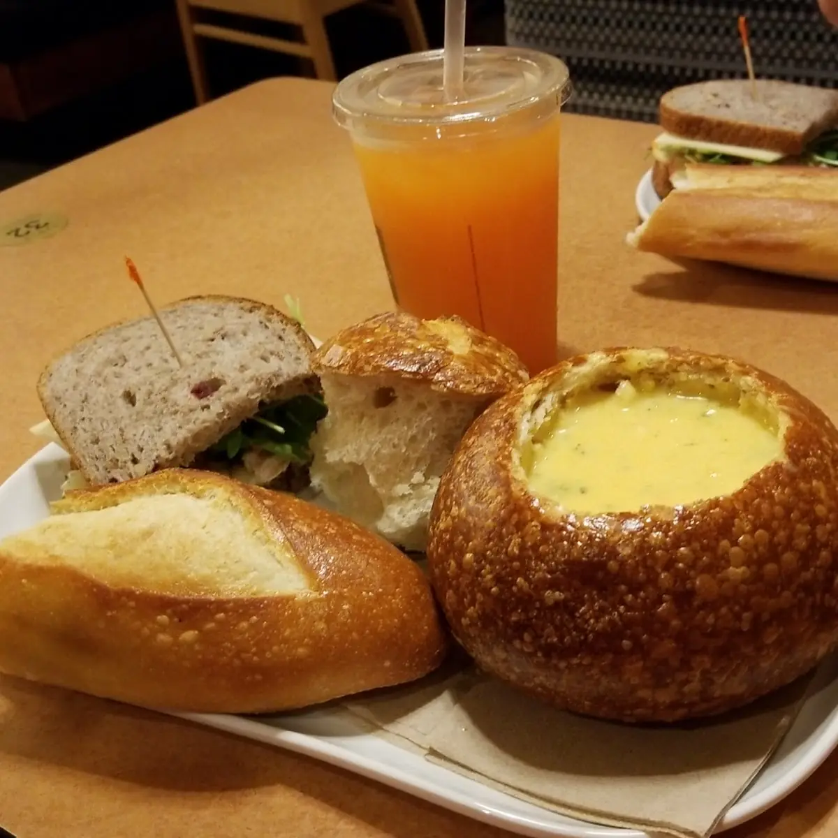 Broccoli and Cheese Bread Bowl