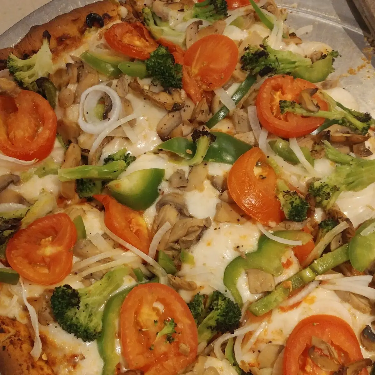 Sicilian Veggie Pizza