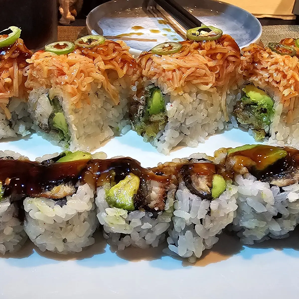 Soft Shell Crab & Unagi Roll