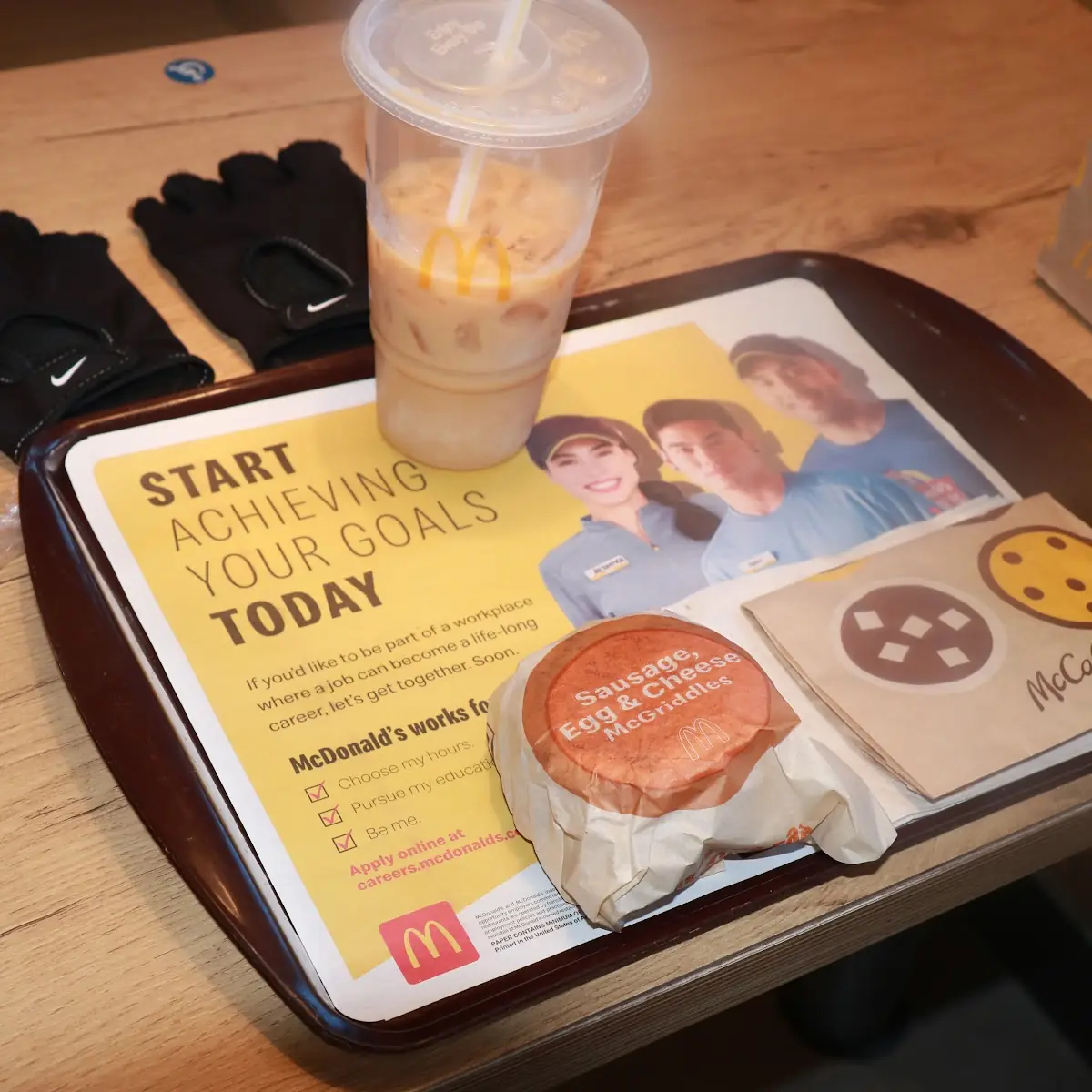 Sausage Egg and Cheese Mcgriddles Meal