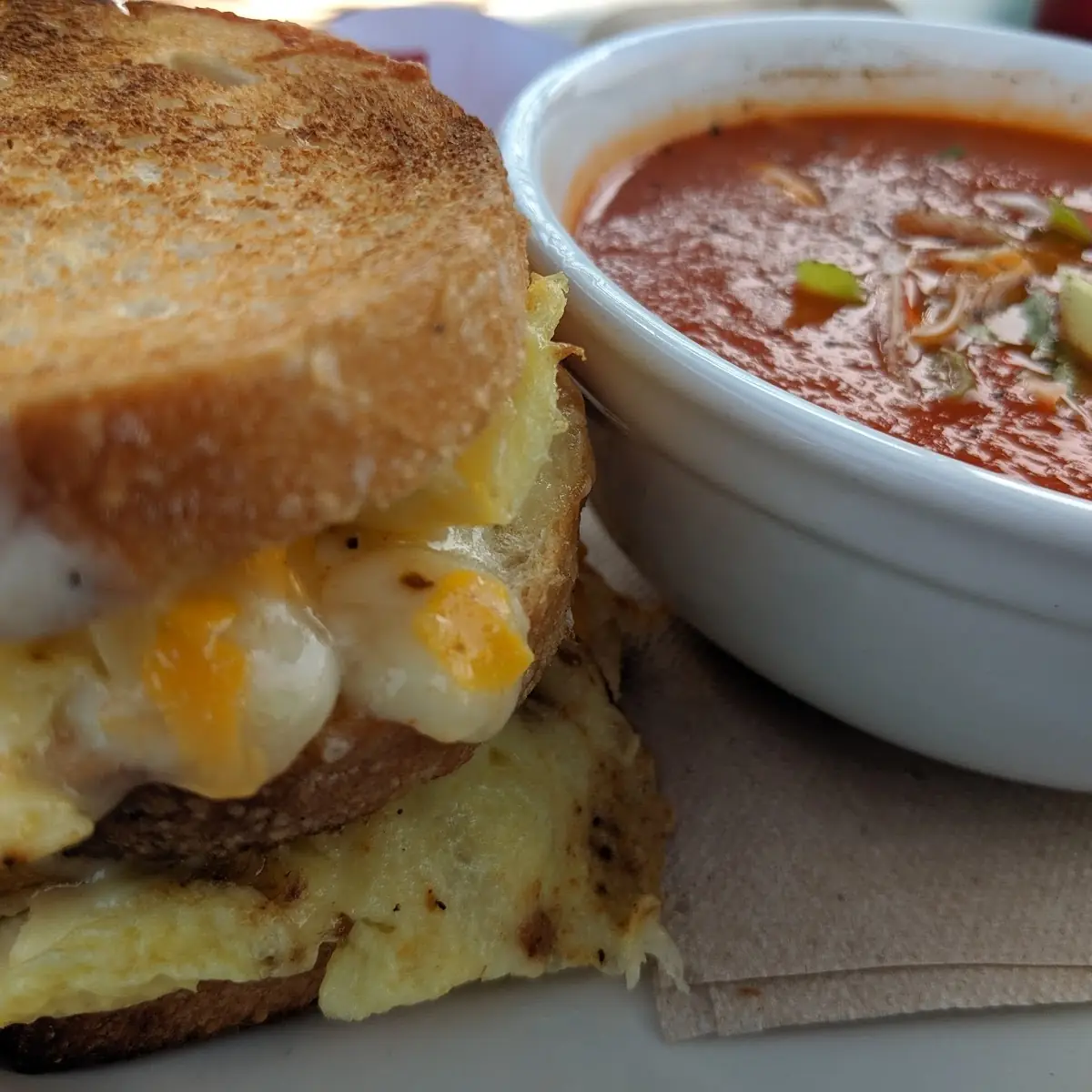 Grilled Cheese Tomato Soup