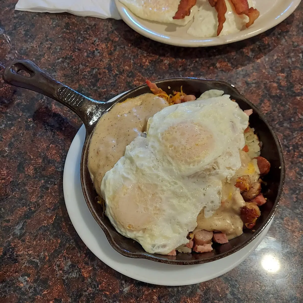 Chicken Fried Steak and Eggs
