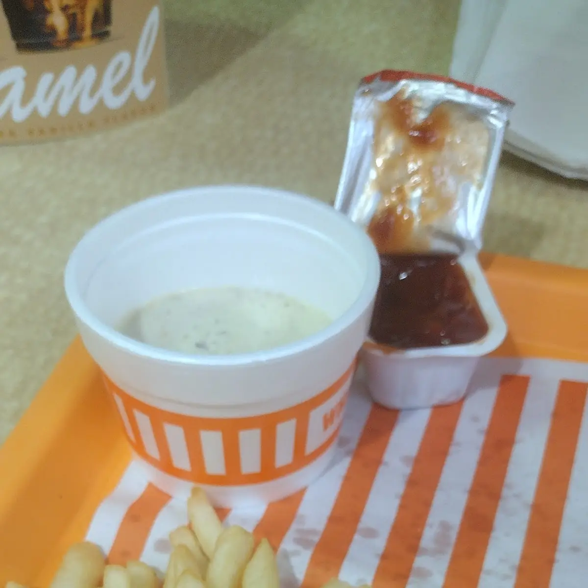 Fries with Ranch Dressing