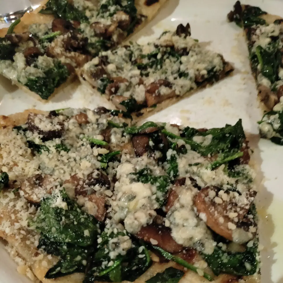 Gorgonzola Mushroom Pizza