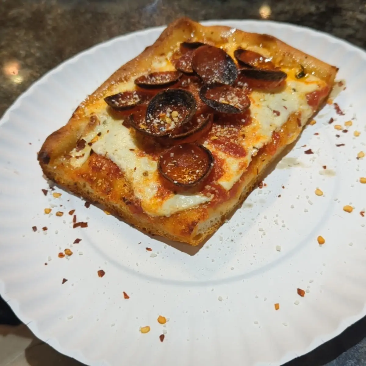 Pepperoni Sicilian Slice