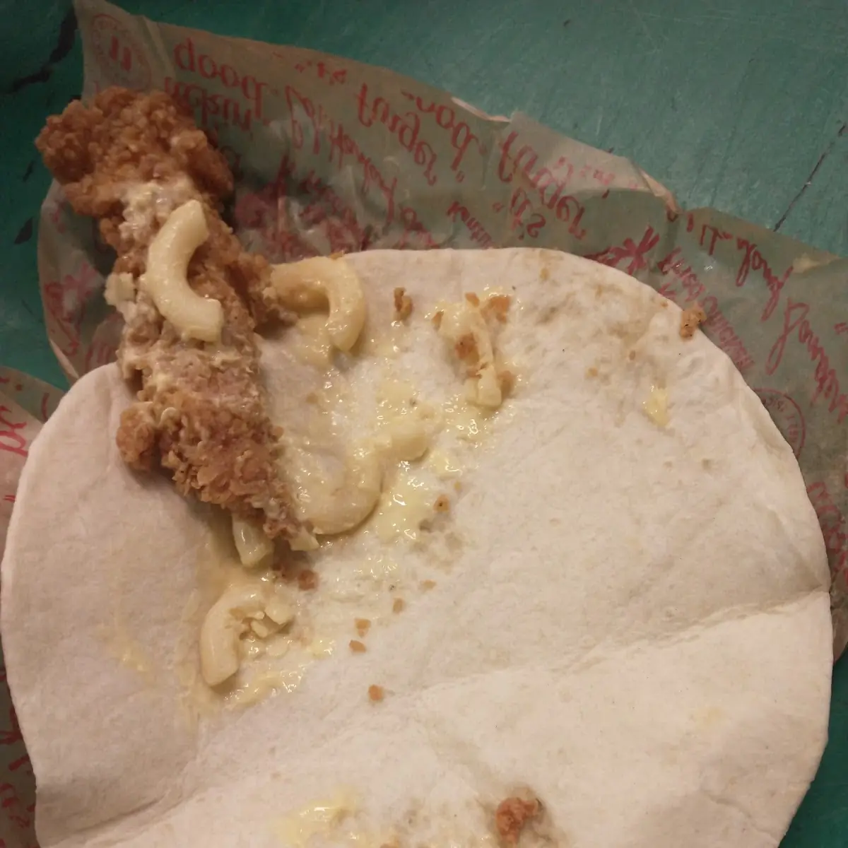Mac and Cheese Wrap