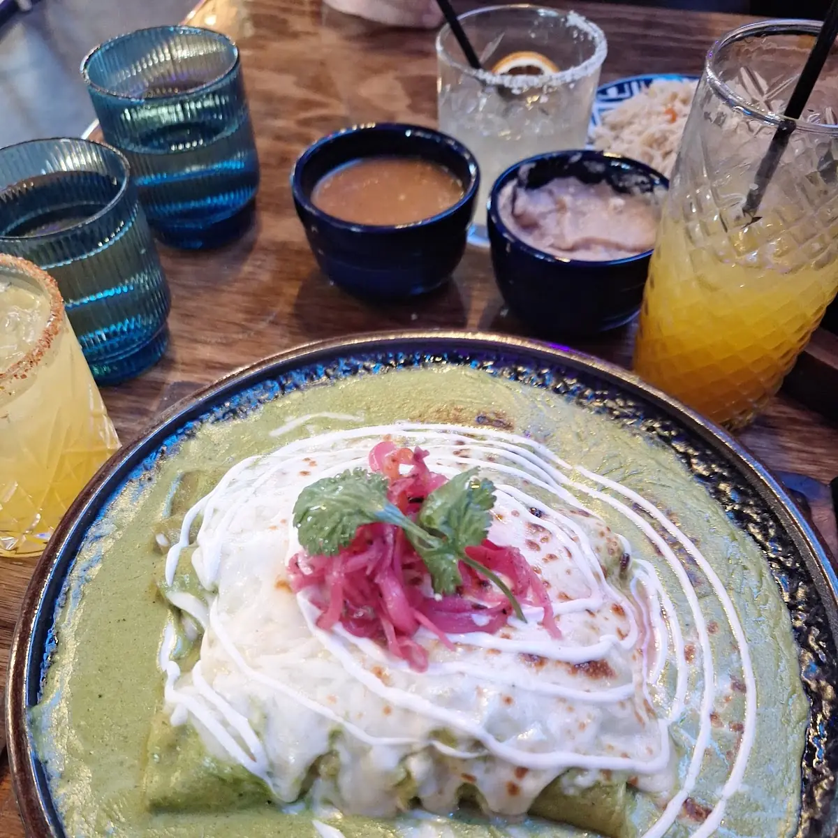Chicken Enchiladas Poblanas