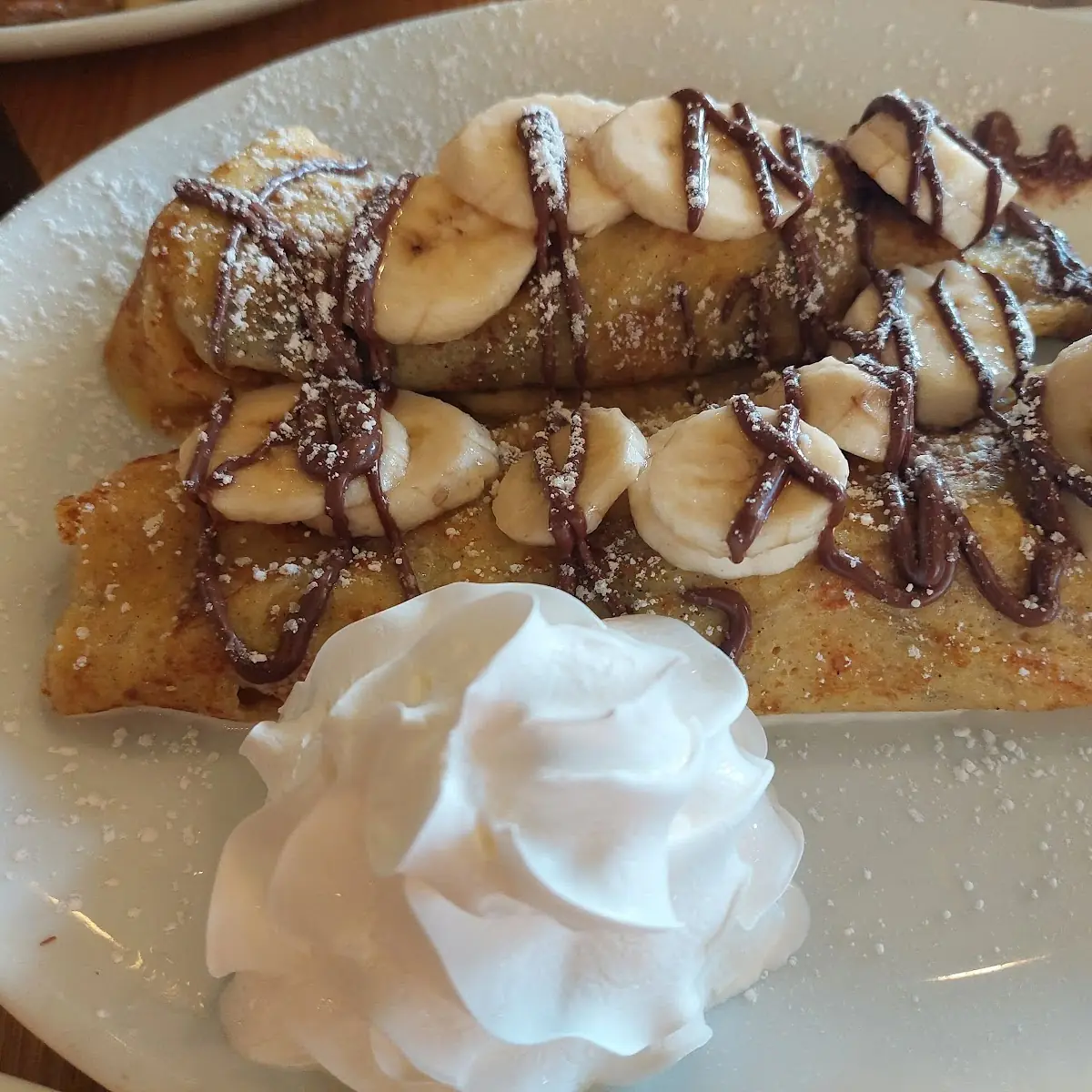Banana Chocolate Hazelnut Crepes