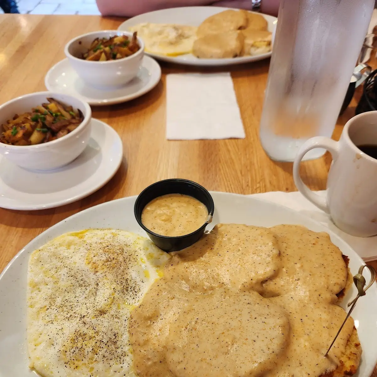 Country Biscuits and Chorizo Gravy