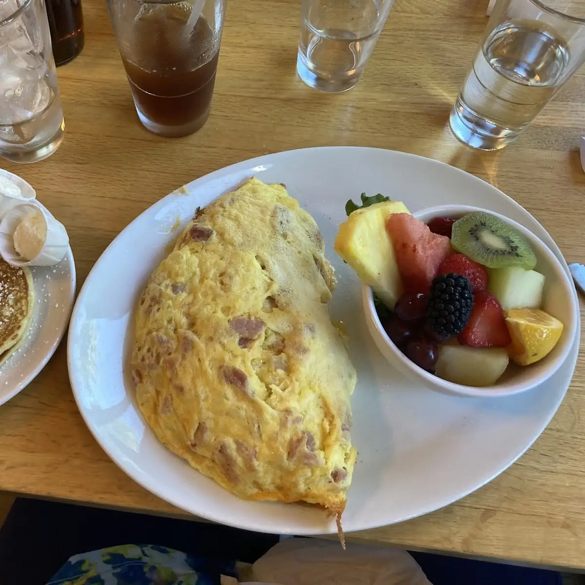 Pancakes and Roasted Potatoes