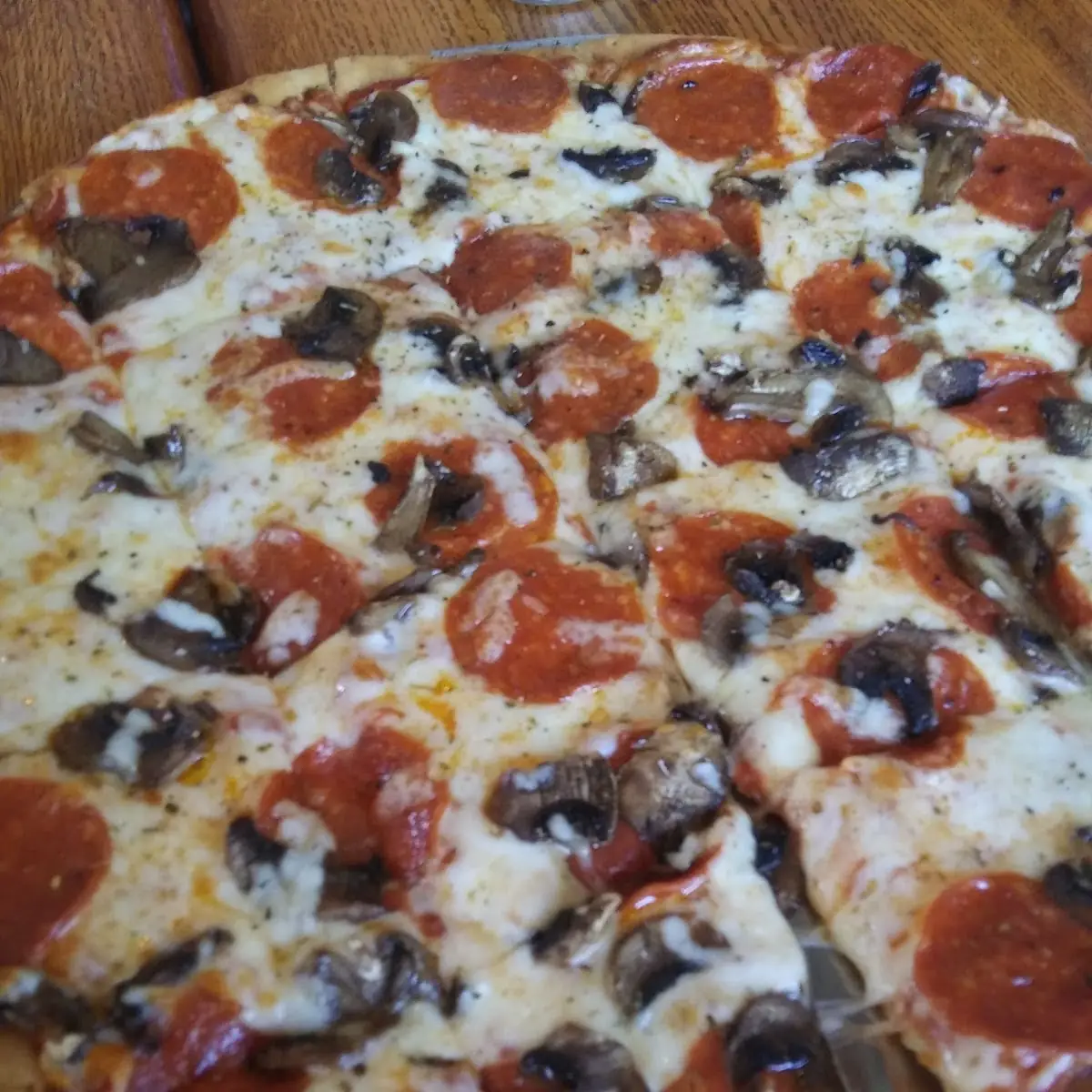 Pepperoni and Mushroom Pizza