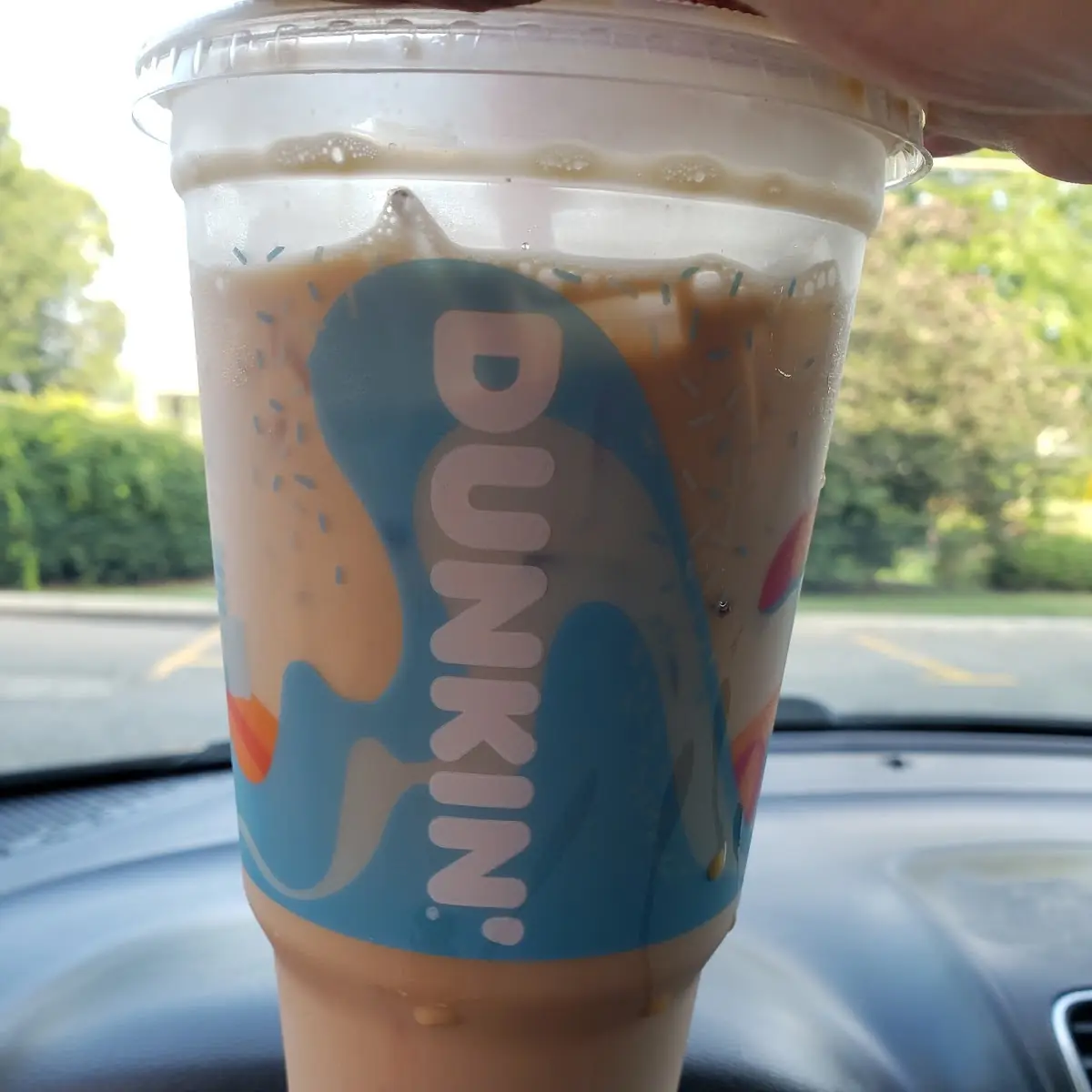 Iced Caramel Macchiato and Munchkins