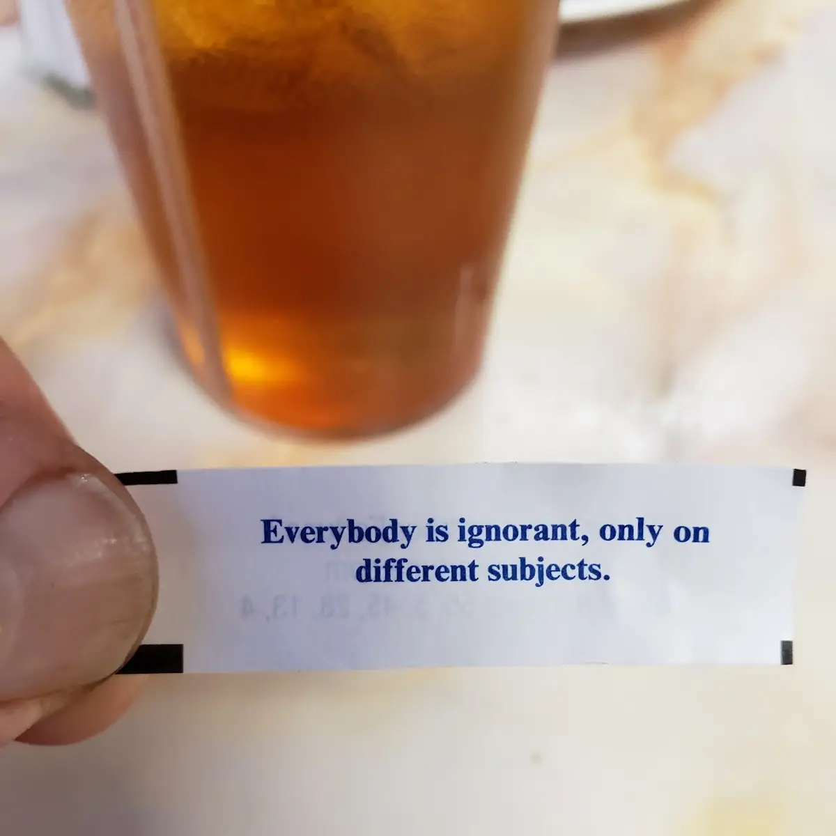 My Fortune After Dinner