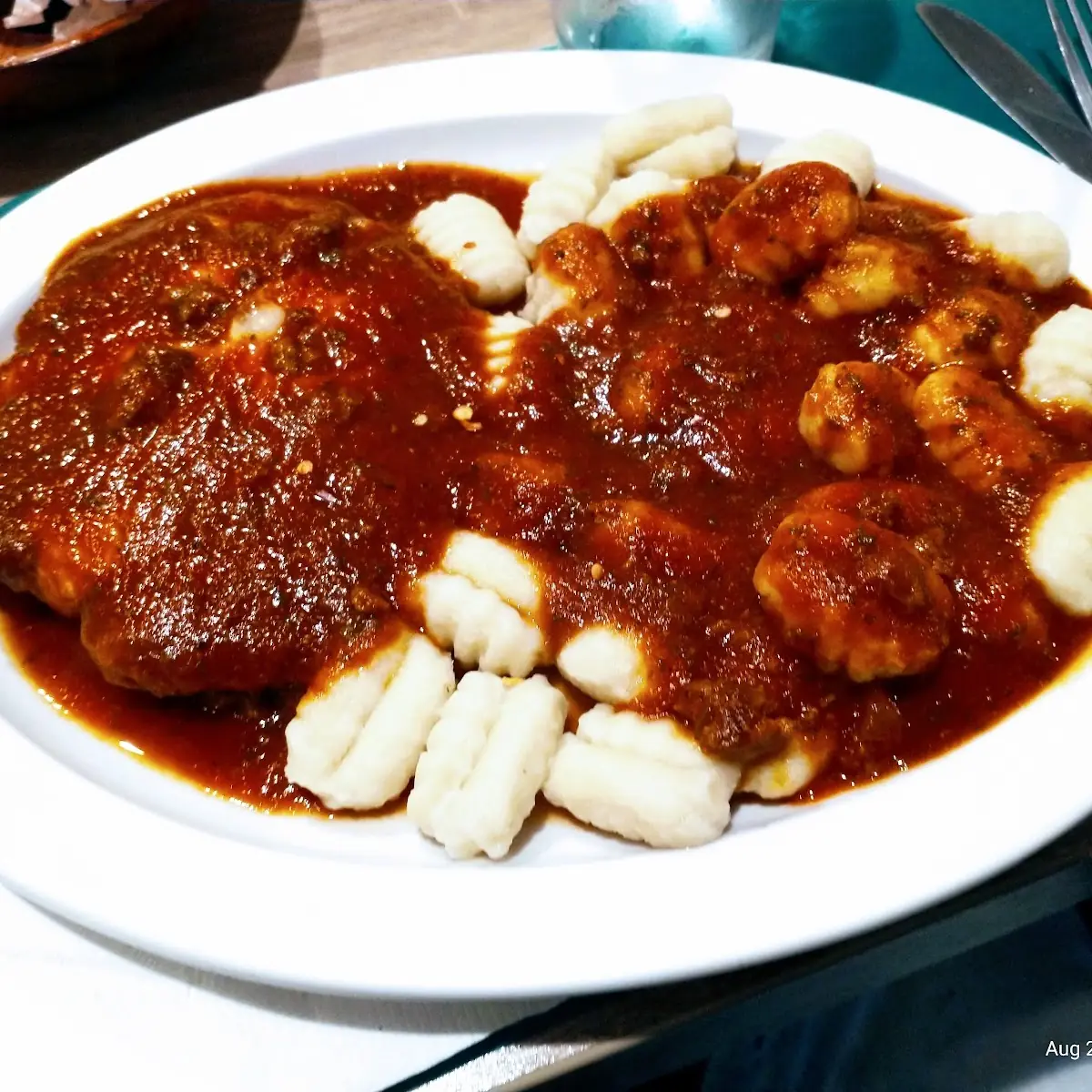 Veal Parmesan and Gnocchi