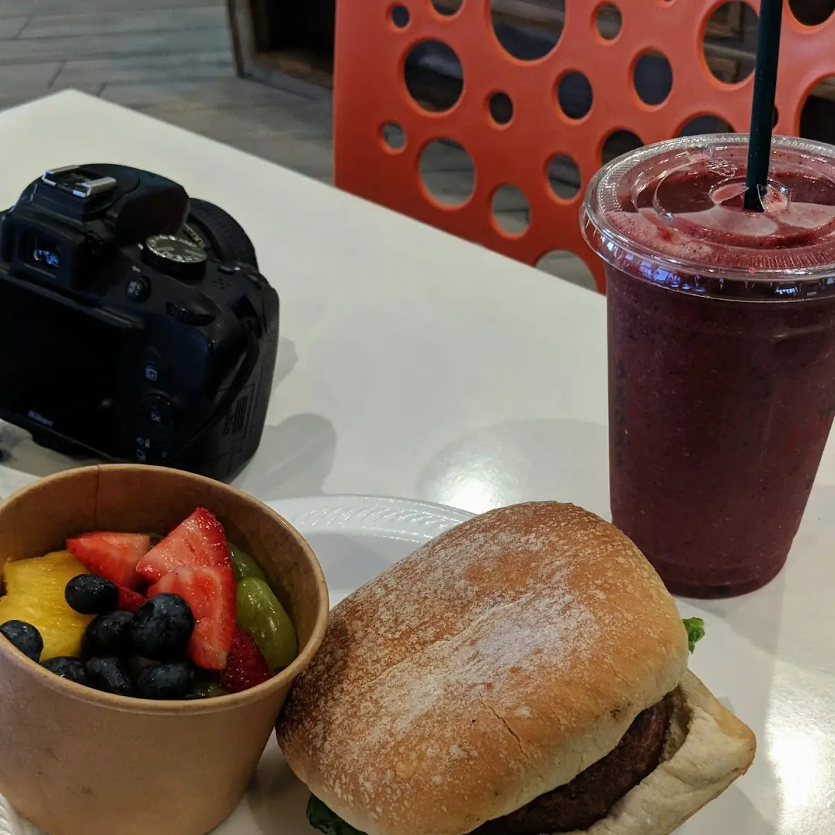 Beyond Burger and Fruit Cup